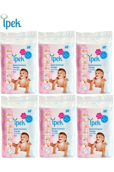 İpek Baby Cleaning Cotton 360 Pieces (6pk*60)