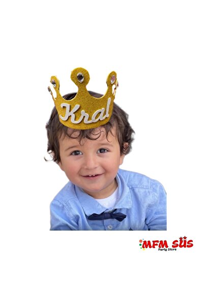 MFM Πάρτι Έβα Χρυσό Βασιλικό Στεφάνι