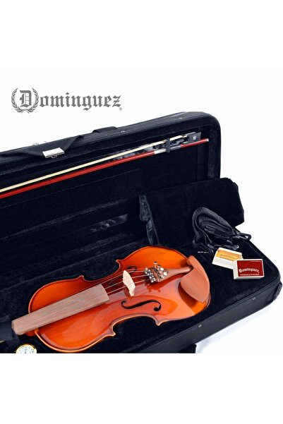 Dominguez Gül Keman Tam Boy Dvr44crg Parlak Cilalı Keman, Yay, Reçine Ve Kutulu