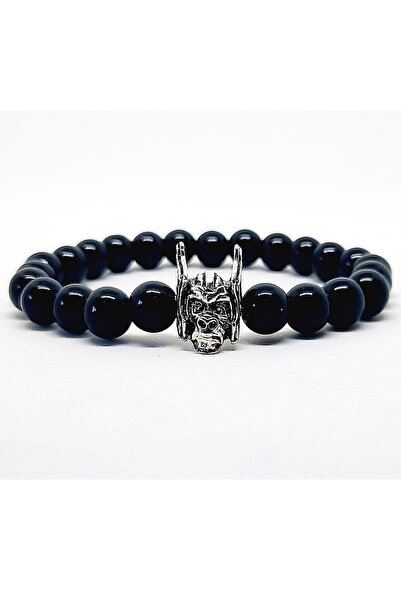 Kusakli سوار غوريلا أونيكس من الحجر الطبيعي للجنسين مع خوذة