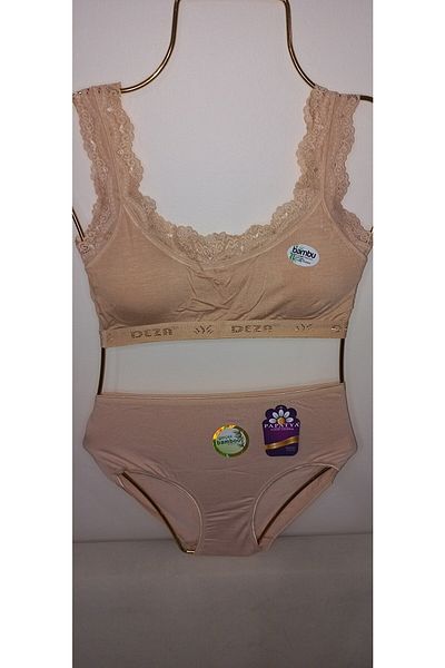 Otantik Tekstil Σετ εσώρουχα σουτιέν Plus Size Άνετο βαμβακερό χτενισμένο συσκευασία καθημερινά άνετο εσώρουχο μισό εσώρουχο
