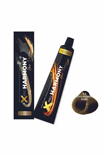 X Pro Harmony Profesyonel Saç Boyası No:6,3 Koyu Kumral Dore