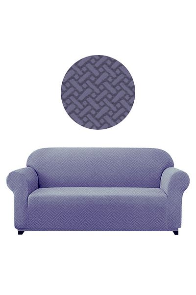 elgeyar 3-Person Flexible Wicker Patterned Lycra Sofa - Sofa and Sofa Bed Cover