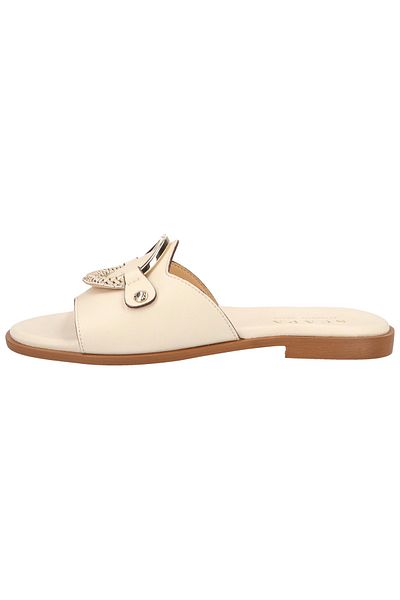 Scapa Hausschuh - Beige - Blockabsatz