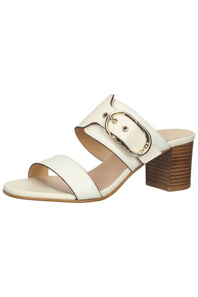 Scapa Hausschuh - Beige - Blockabsatz