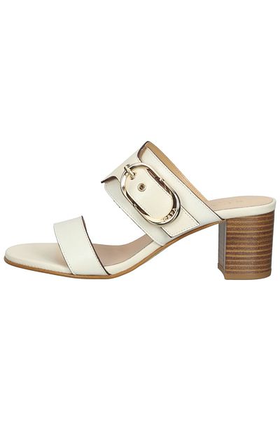 Scapa Hausschuh - Beige - Blockabsatz