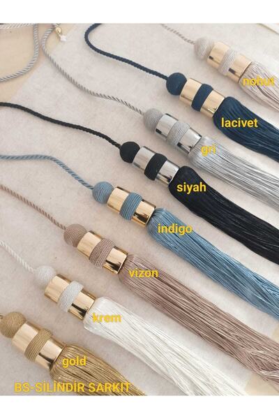 BeSe HOME Silindir Ip Sarma Sarkıt Perde Aksesuarı Perde Süsü