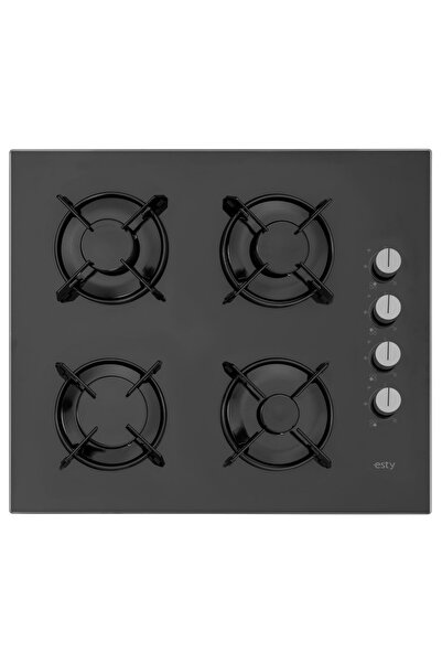 Esty Silverline- Siyah Cam Ankastre Set 3471 Davlumbaz - Aco5601b02 - Aef6603b02