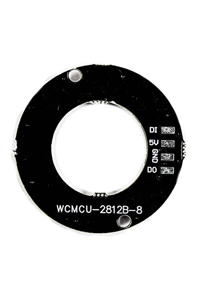 Genel Markalar 8 Bit Neopixel Halka Ring Ws2812b 5050 Rgb Led Modül 5050 Adreslenebilir Lamba Kart Full Color Ekran