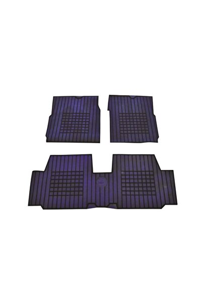 LEOPAR Renault R12 Oto Paspas Dekoratif Bezli Kauçuk Tip (2 Ön+1 Arka)