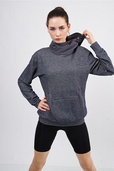 TheCatu 002 Hooded Unisex Sweatshirt with Kangaroo Pocket