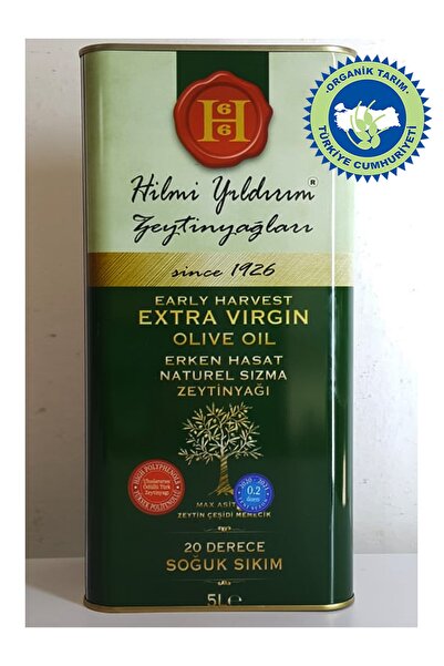 Hilmi Yıldırım Zeytinyağları Yeni Sezon Filtreli Soğuk Sıkım Erken Hasat Orga...