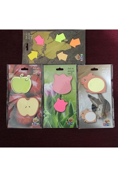 Esmay Adhesive Note Paper (Postit) Memo Pad 4 Pieces