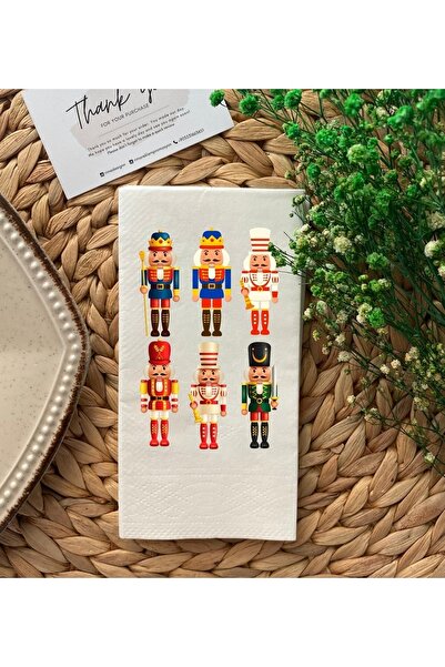 Rima Reklam Fındık Kıran Yeni Yıla Özel Konuşan Peçeteler - 20'li Paket