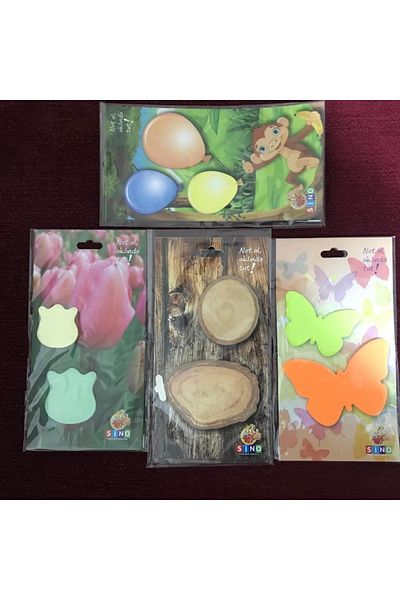 Esmay Adhesive Note Paper (Postit) Memo Pad 4 Pieces
