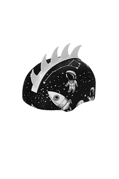 Maskara Uzay Baskılı Mohawk Dikenli 3d Snowboard, Kayak, Bisiklet Kask Kılıfı