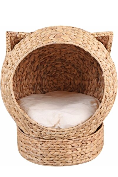 MY Lazconcept Hasır Kedi Evi, Kedi Evi 3lü Set, Kedi, Rattan Kedi Evi, Kedi Y...