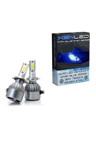 EYMENOTO H1 Zenon Deli Mavisi Koyu Mavi Led Xenon Sis Farı Ampulü