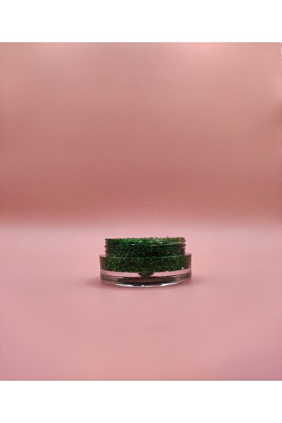 hbtasarim جل بريق طبيعي أخضر صغير - 5 مل