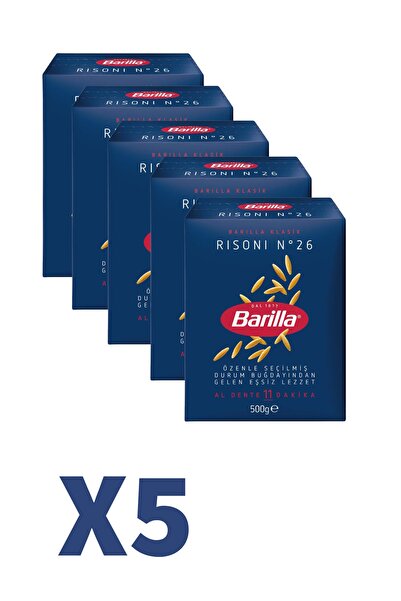 Barilla Arpa Şehriye/ Risoni 500 Gr X 5 Adet Set