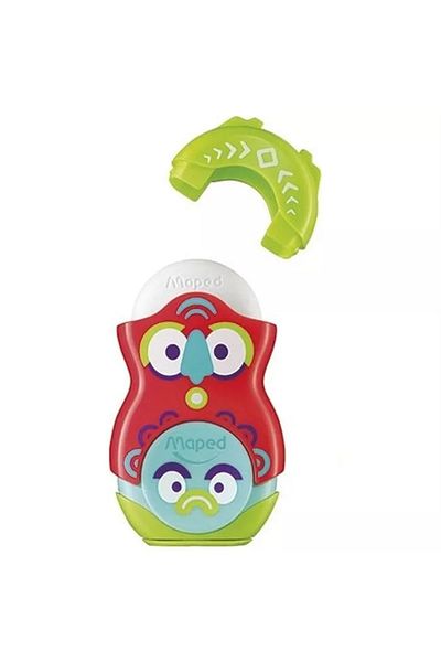 Maped Loopy Fancy Single Hole Pencil Sharpener with Eraser