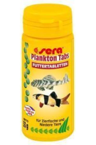 SERA Plankton Tabs Tablet Balık Yemi 50 Adet Açık