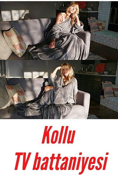 OverPazar Blanket Tv Blanket with Pockets Tv Blanket 125*170 cm Single Blanket Fleece Blanket