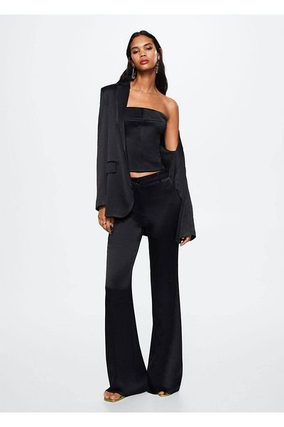 MANGO Woman Satinbluse