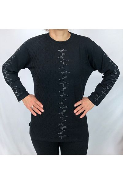 ECE GİYİM Μπλούζα Mother - Mimoza Stone Λεπτομερής