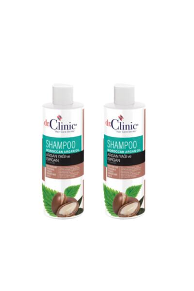 Dr. Clinic شامبو نباتي يحتوي على نبات القراص وزيت الأرغان (400 مل) مجموعة من ...