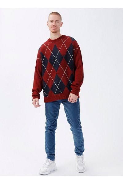 U.S. Polo Assn. Red Crew Neck Men's Bell's Sweater