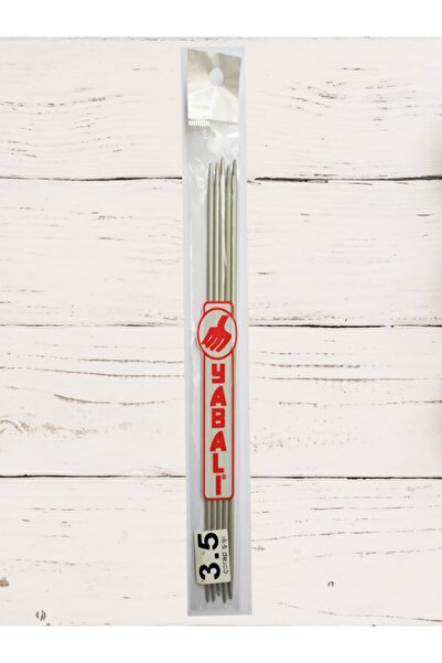 Yabalı 5'li Çorap Şişi-3,5 Numara-şiş Uzunluğu 20 Cm