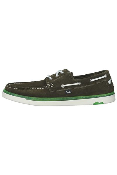 Sansibar Flacher Schuh - Khaki - Flacher Absatz