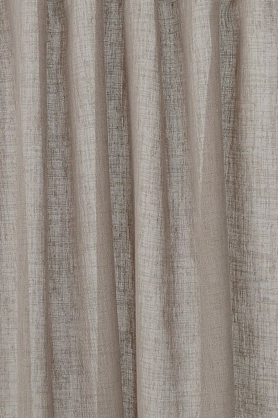 RİTMOHOME Natural Linen Look Mink Tulle Curtain