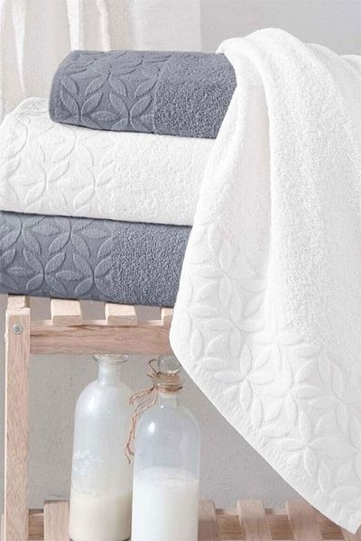 Schafer Set de baie de familie Pera 6 piese-gri-ecru