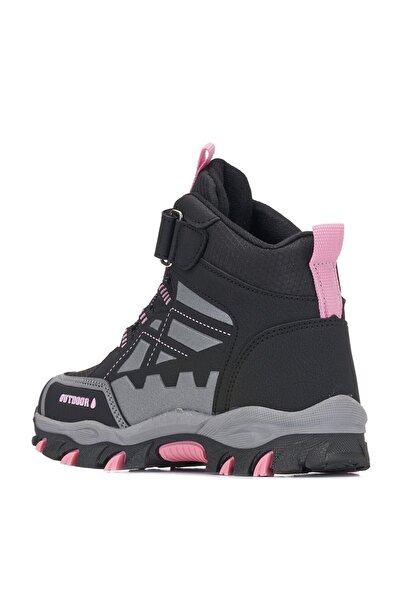 DİGGO Αντιολισθητική σόλα Trekking Ζεστή επένδυση Χειμερινές Παιδικές Μπότες εξωτερικού χώρου Velcro