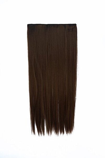 AKOLİFE Rezistent la căldură Semi-permanent Postiță de păr drept maro castaniu