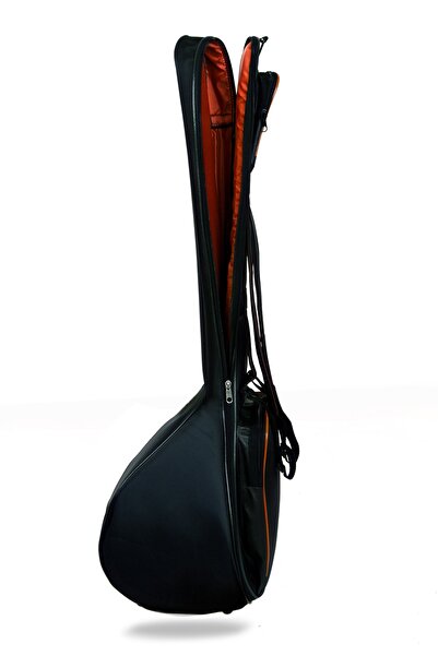 PANDURA MÜZİK Profesyonel Su Geçirmez 20 Mm Pedli Gigbag Uzun Bağlama Saz Kılıfı Siyah