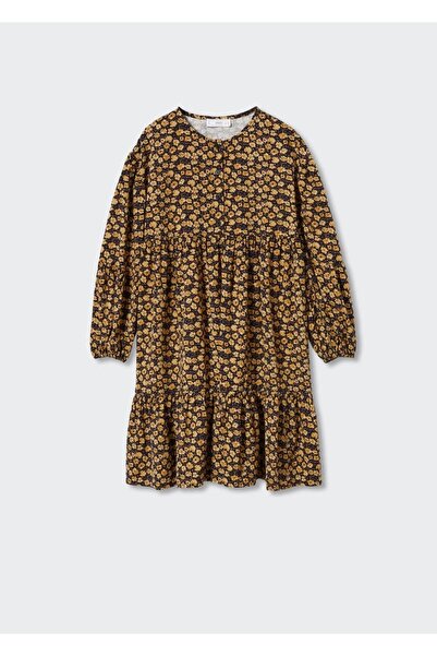 MANGO Kids Φόρεμα με λουλουδάτο σχέδιο