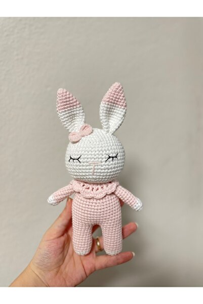 Zey's Amigurumi Amigurumi Pembe Tavşan Uyku Arkadaşı