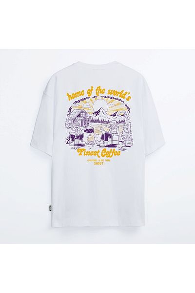Shout Υπερμεγέθη Adventure Is Out There Oldschool Unisex T-shirt