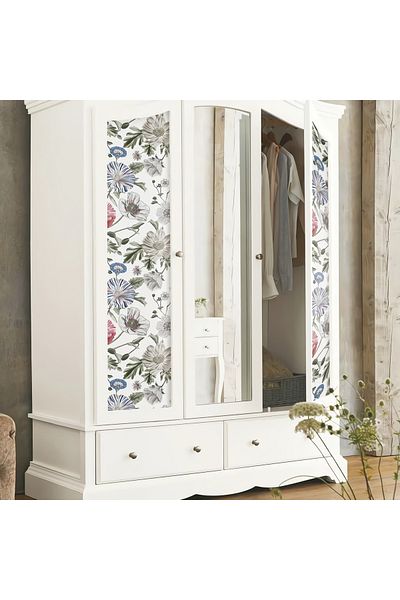 FNC CONCEPT Self-Adhesive Flower Patterned Foil (67.5x100 Cm)