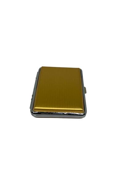 ALCAN Sarı Alüminyum Touch Slender Metal Sigara Kutusu S359065