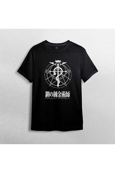 Pixxa Μοντέλο μπλουζάκι Fullmetal Alchemist 100% Cotton Crew Neck - 6