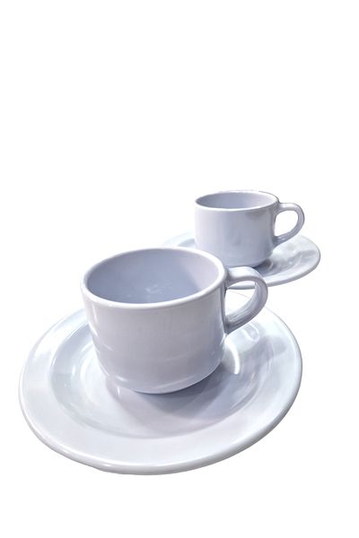 Külsan Thermo Melamine Tea Coffee Cup 170ml Set 2 Sets
