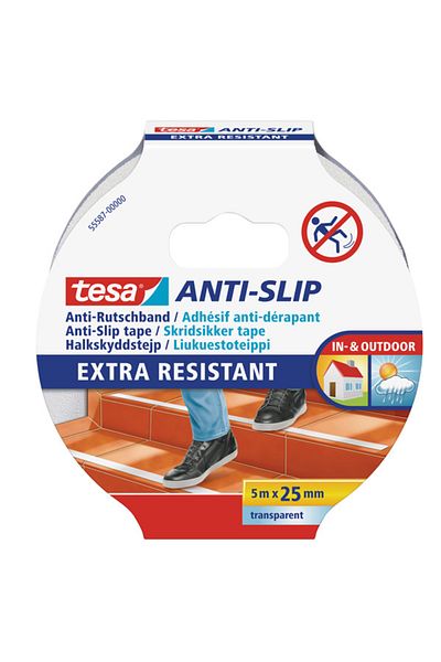 Tesa Ταινία Σκάλα Αντιολισθητική Διαφανής 5x25 55587-00011