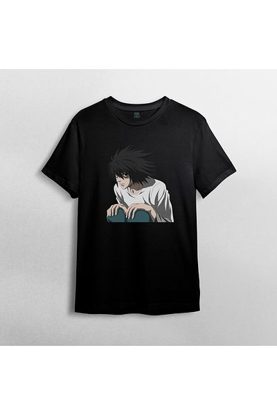 Pixxa Μοντέλο μπλουζάκι Death Note 100% Cotton Crew Neck - 5