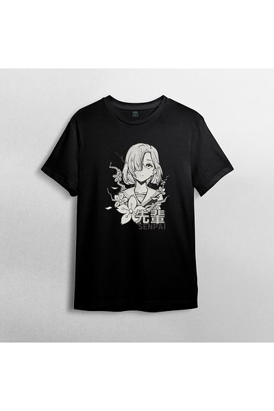 Pixxa Μοντέλο T-shirt Anime 100% Cotton Crew Neck - 19