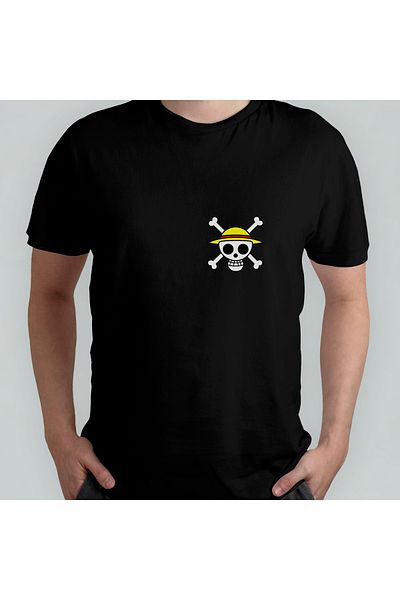 Pixxa Μοντέλο μπλουζάκι One Piece 100% Cotton Crew Neck - 3
