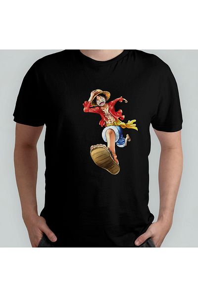 Pixxa Μοντέλο μπλουζάκι One Piece 100% Cotton Crew Neck - 5